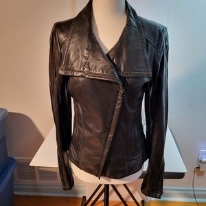 DANIER BLACK XS LEATHER JACKET